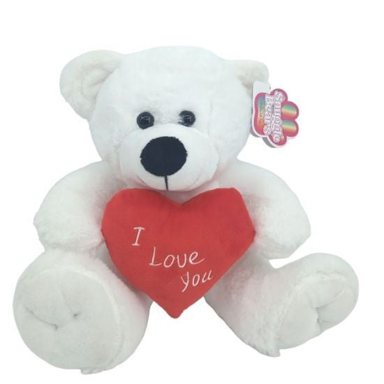 White I Love You Bear 20cm