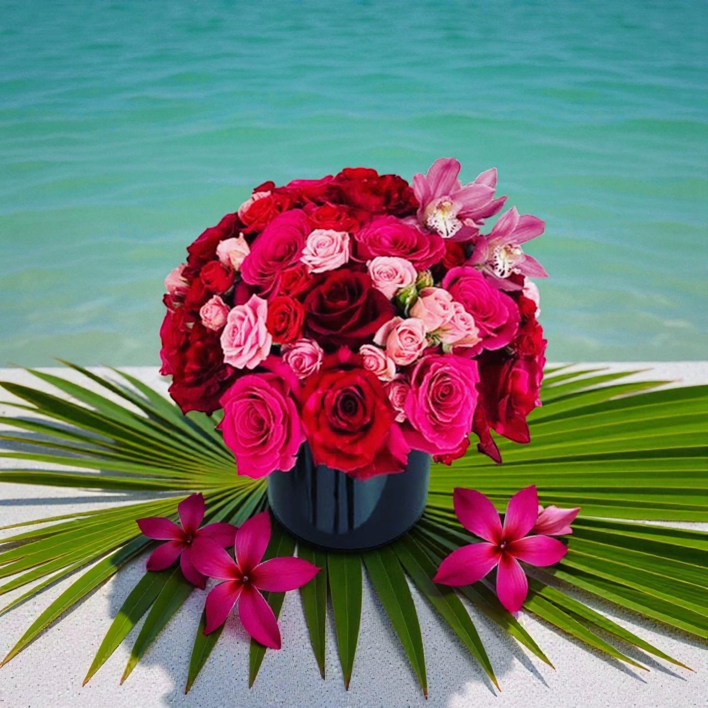 Tropical Rose Oasis