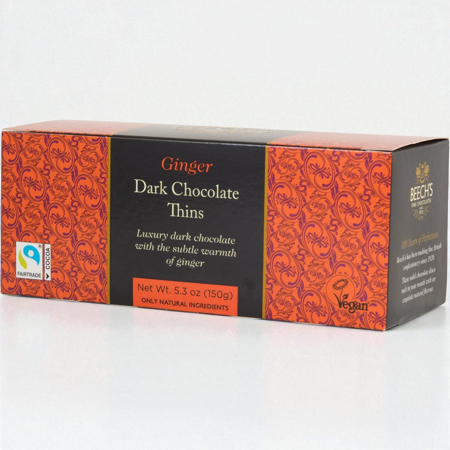 Beech's Dark Chocolate & Ginger Thins