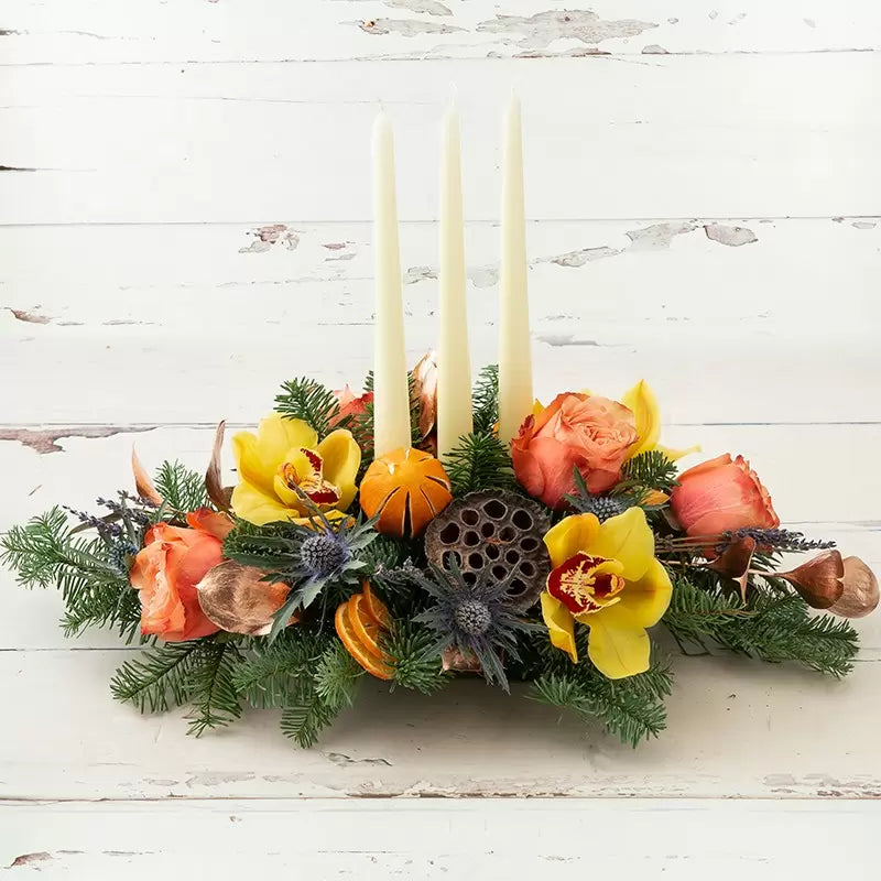 Alluring Amber Table Centre