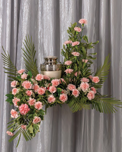 Gracious Cremation Urn Setting