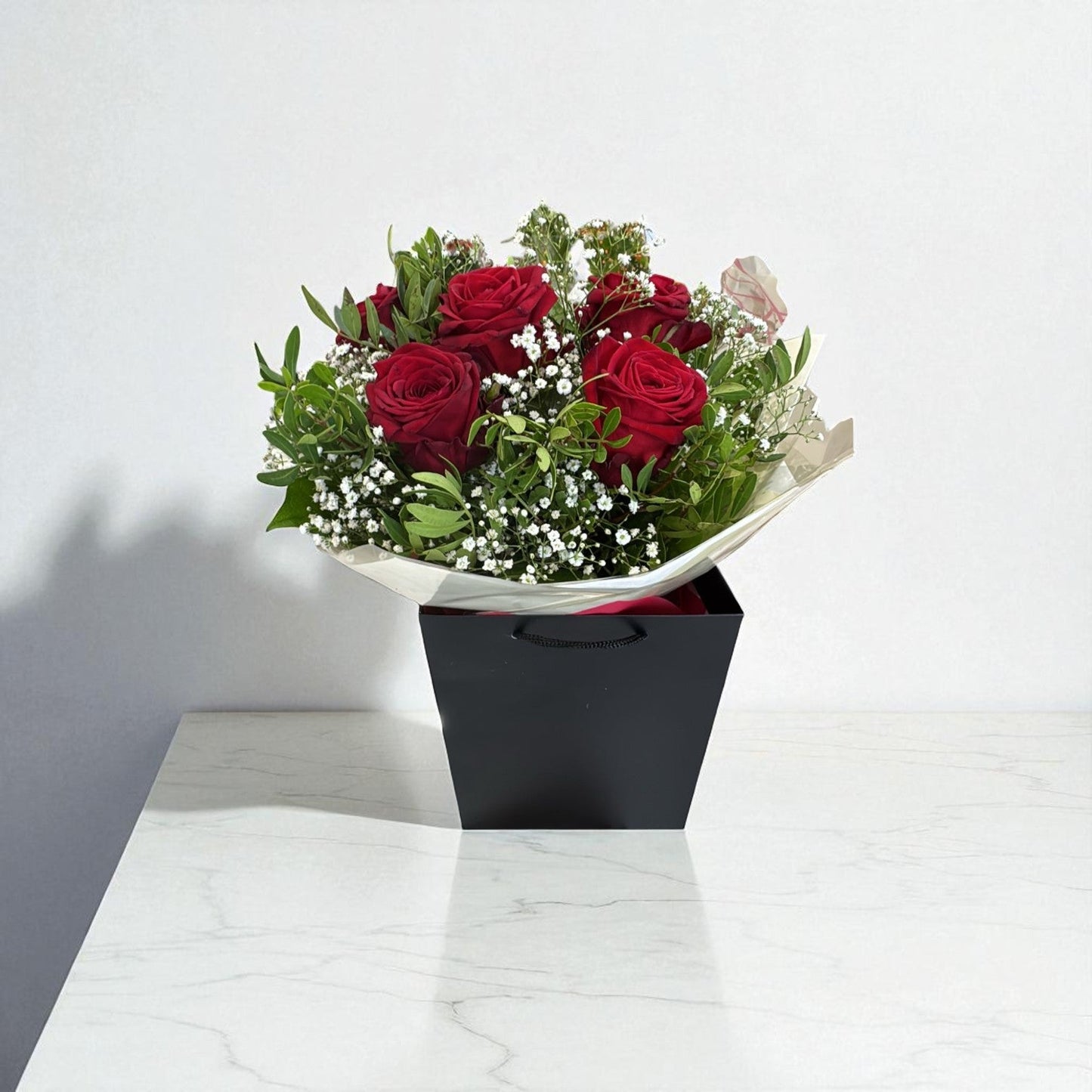 Red Rose Bag Bouquet