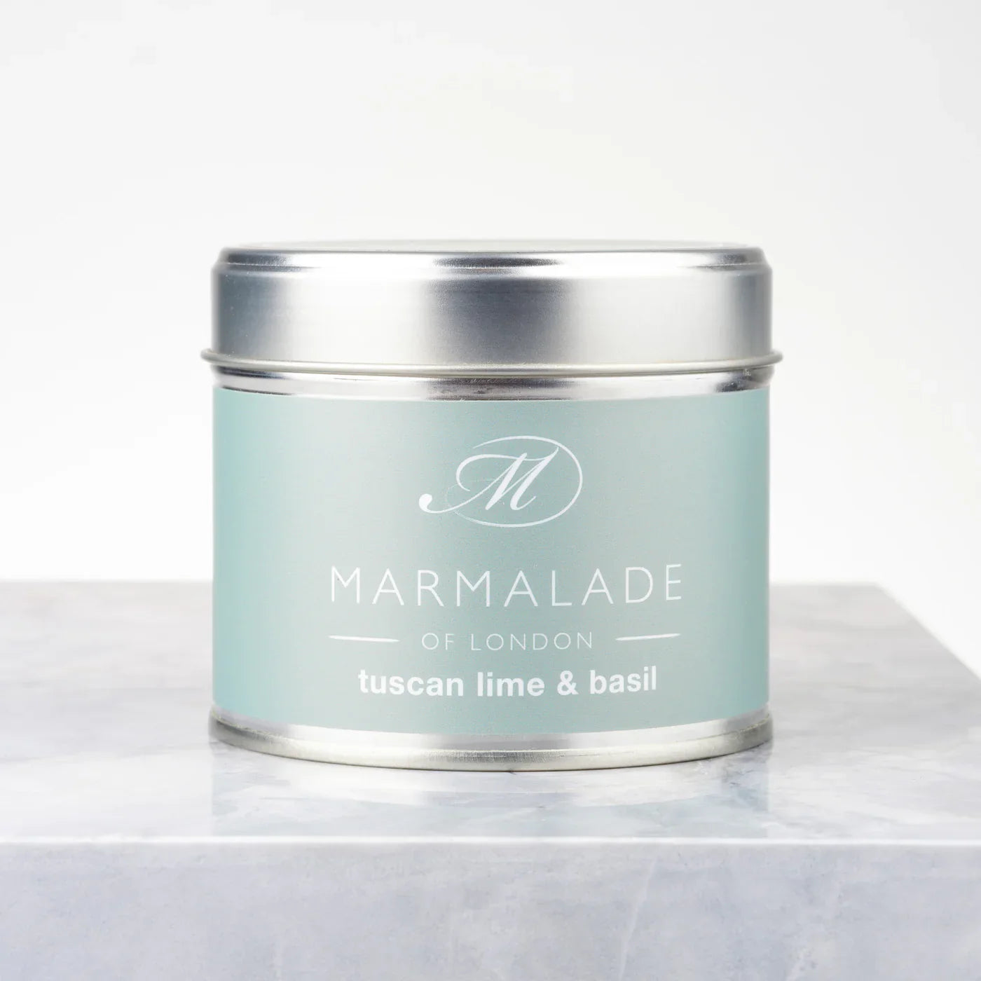 Marmalade of London Tuscan Lime & Basil Medium Tin Candle