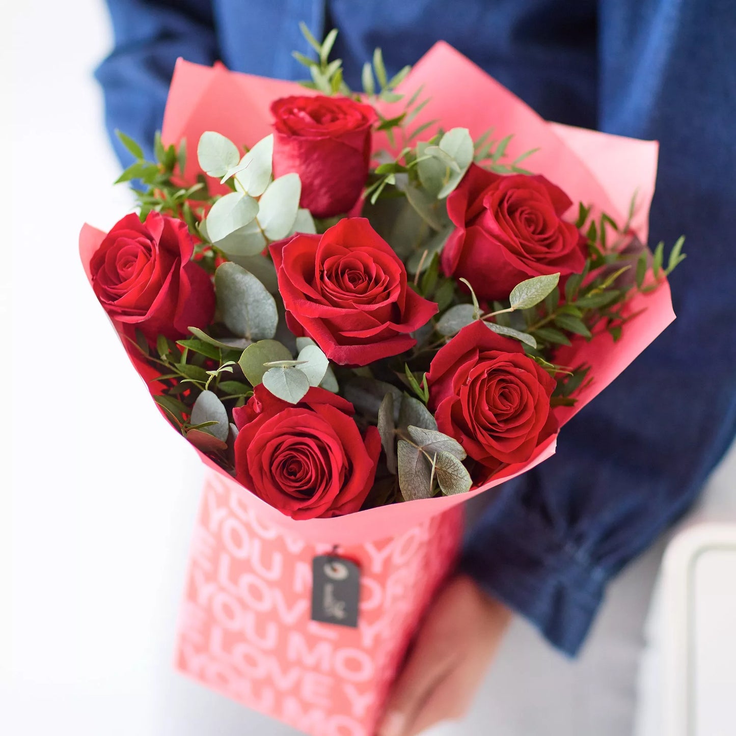 With Love 6 Red Roses