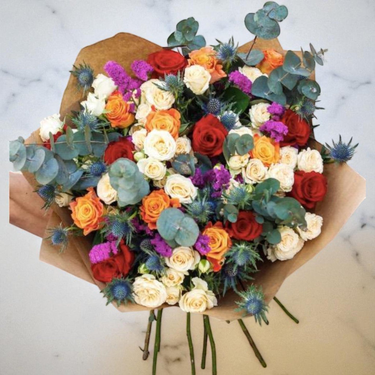 Rainbow Rose Harmony