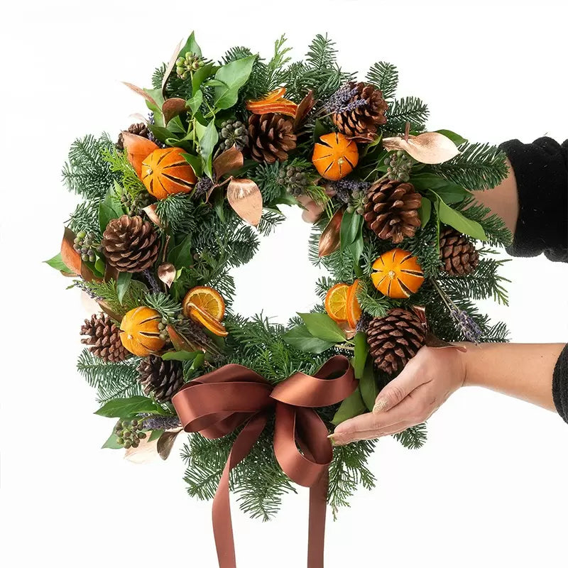 Alluring Amber Wreath