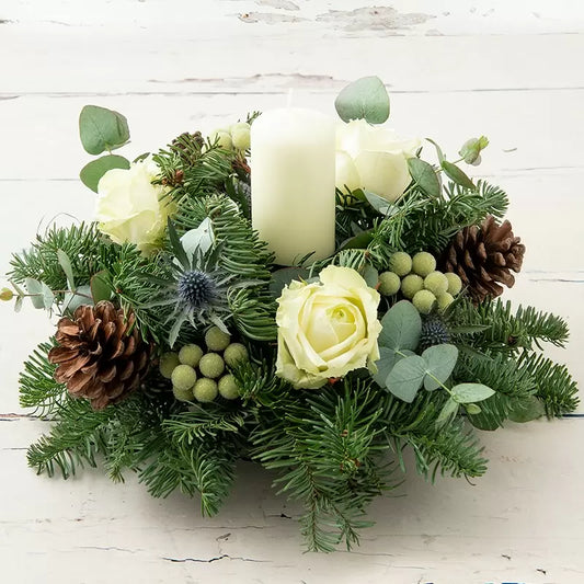 Frosty Mist Table Centre