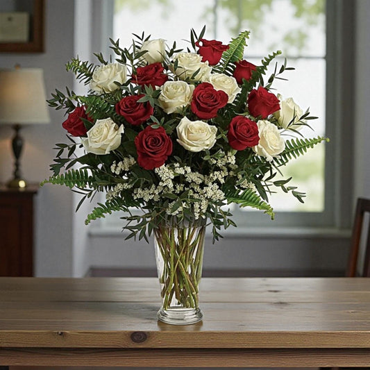 Scarlet Whisper Vase