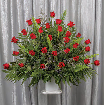Radiant Rose Basket