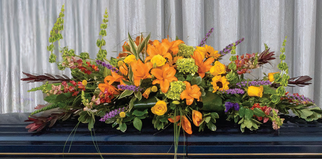 Sunset Casket Spray