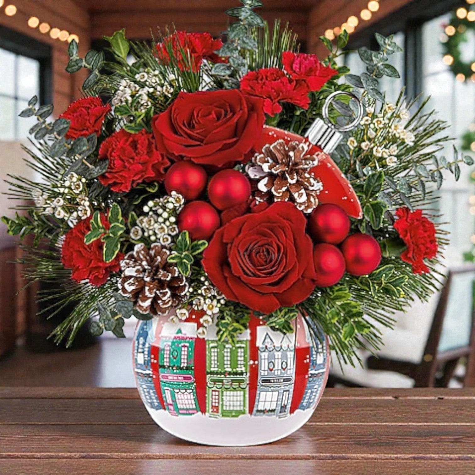 Snowy Village Bouquet