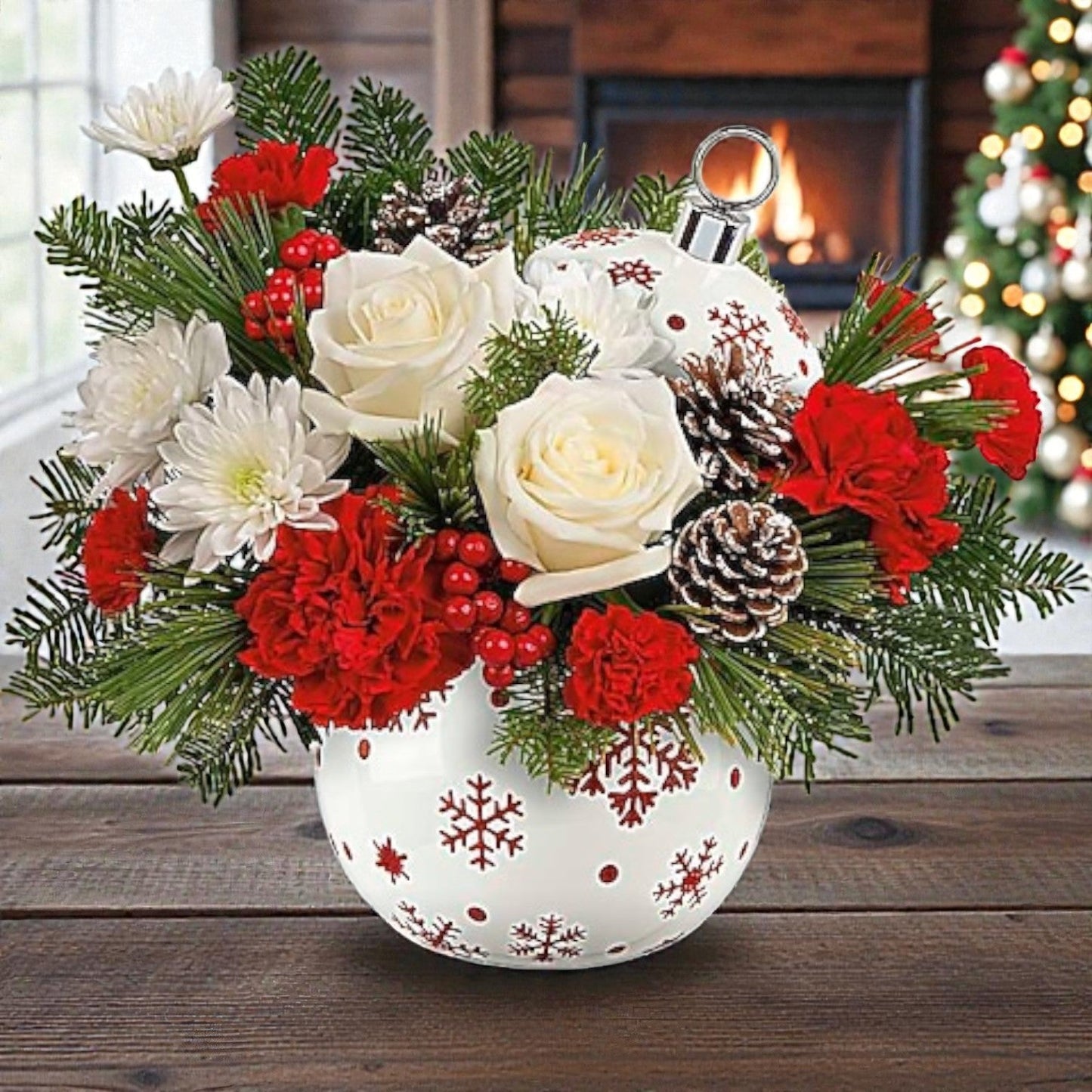 Snowy Sparkle Bouquet
