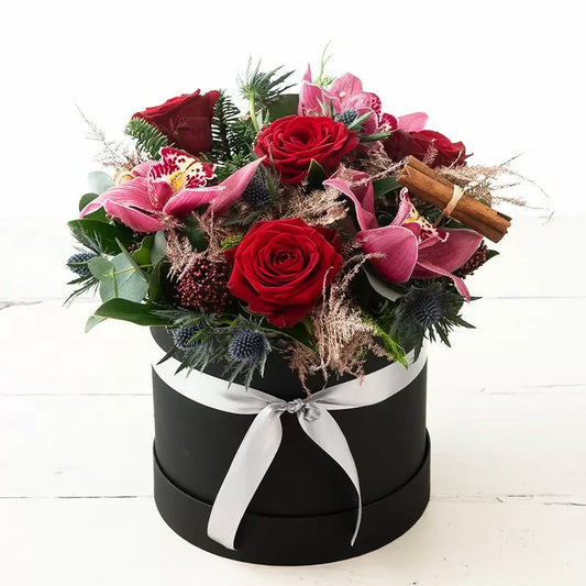 Winter Forest Hatbox