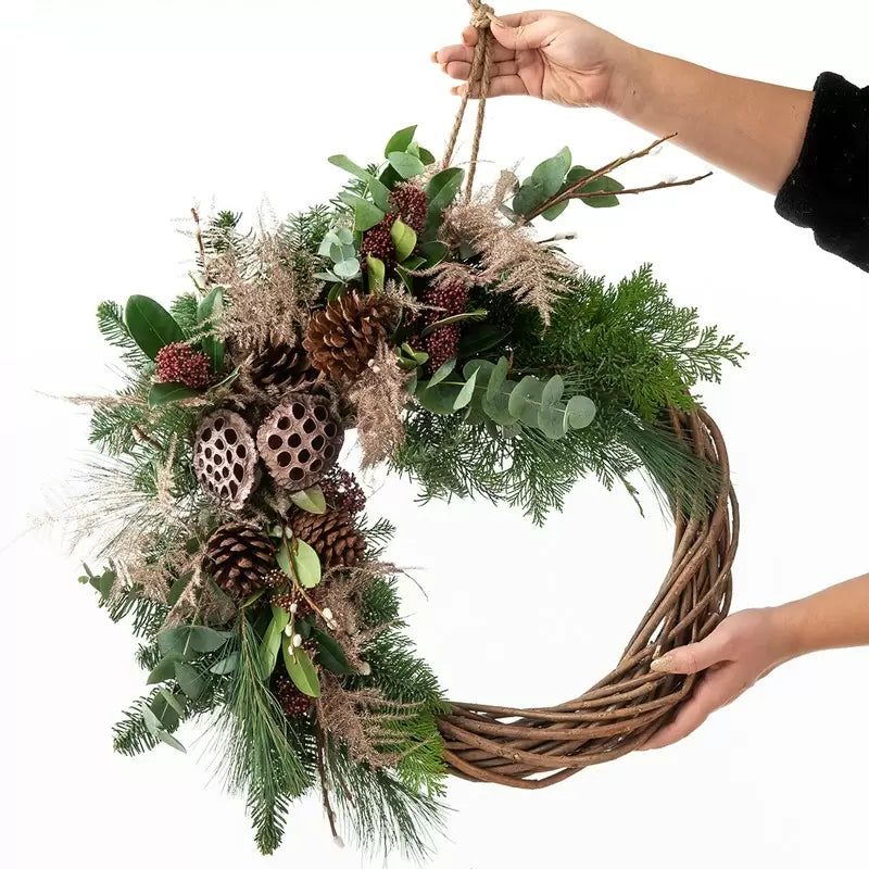 Winter Forest Moon Wreath
