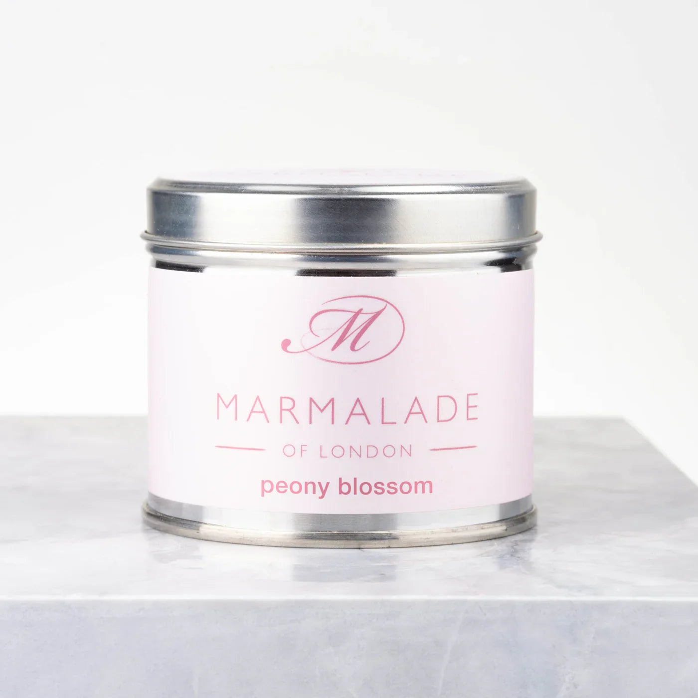 Marmalade of London Peony Blossom Medium Tin Candle