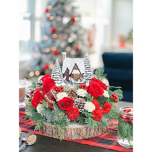 Thomas Kinkade's Warm Winter Wishes Bouquet