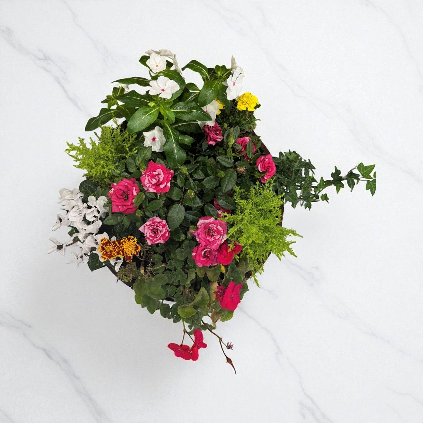Rustic Bloom Barrel Planter